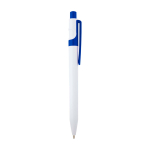 Sophisticated recycled plastic pen, black ink royal blue colour