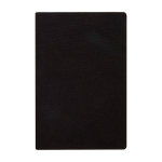 Rounded recycled plastic portfolio, A5, ruled pages black colour