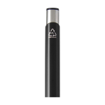 Recycled aluminium pen with lacquered finish, blue ink black colour
