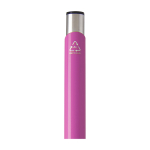 Recycled aluminium pen with lacquered finish, blue ink fuchsia colour