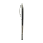 Reusable hardcover notebook with pen, black ink grey colour