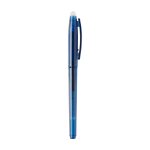 Reusable hardcover notebook with pen, black ink navy-blue colour