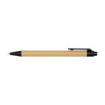 Sticky notes notebook with pen, black ink natural colour