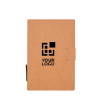 Sticky notes notebook with pen, black ink