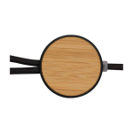 Recycled plastic and bamboo 5-in-1 fast charging cable, 27W black colour