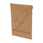 Fast charging cable with recycled plastic and 5-in-1 sync black colour