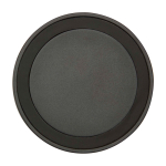 Wireless charging base with 2-in-1 cable, recycled plastic, 15W black colour