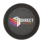 Wireless charging base with 2-in-1 cable, recycled plastic, 15W black colour