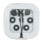 Type-C wired earphones with high-quality sound and microphone black colour