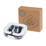 Type-C wired earphones with high-quality sound and microphone black colour