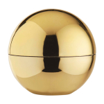 Vanilla lip balm with glossy outer case, SPF 15 yellow colour