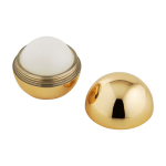 Vanilla lip balm with glossy outer case, SPF 15 yellow colour