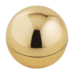 Vanilla lip balm with glossy outer case, SPF 15 yellow colour