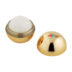 Vanilla lip balm with glossy outer case, SPF 15 yellow colour