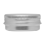 Lip balm with aluminium case and SPF 15 protection pink colour