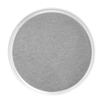 Lip balm with aluminium case and SPF 15 protection beige colour