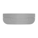 Vanilla-scented lip balm with interior mirror, SPF 15 silver colour