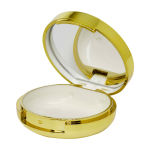 Vanilla-scented lip balm with interior mirror, SPF 15 gold colour