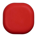 Vanilla lip balm with square plastic case, SPF 15 red colour