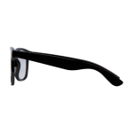 Recycled plastic glasses with acrylic glass lenses black colour