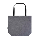 High-quality recycled felt shopping bag, 20L dark grey colour