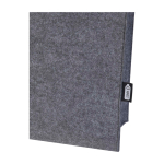 High-quality recycled felt shopping bag, 20L dark grey colour
