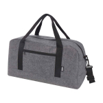 Multi-purpose recycled felt bag with straps dark grey colour
