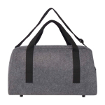 Multi-purpose recycled felt bag with straps dark grey colour