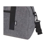 Multi-purpose recycled felt bag with straps dark grey colour
