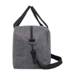 Multi-purpose recycled felt bag with straps dark grey colour