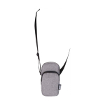 Recycled polyester phone case with adjustable straps marbled grey colour