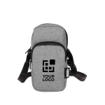 Recycled polyester phone case with adjustable straps