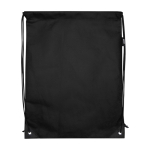 Durable, tear-resistant non-woven drawstring backpack, 5L black colour