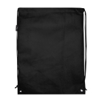 Durable, tear-resistant non-woven drawstring backpack, 5L black colour