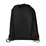 Durable, tear-resistant non-woven drawstring backpack, 5L black colour