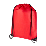 Durable, tear-resistant non-woven drawstring backpack, 5L red colour