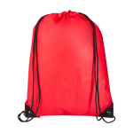 Durable, tear-resistant non-woven drawstring backpack, 5L red colour