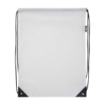 Durable, tear-resistant non-woven drawstring backpack, 5L white colour