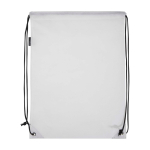 Durable, tear-resistant non-woven drawstring backpack, 5L white colour