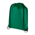 Durable, tear-resistant non-woven drawstring backpack, 5L green colour