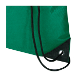 Durable, tear-resistant non-woven drawstring backpack, 5L green colour