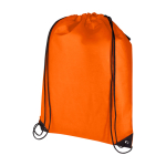 Durable, tear-resistant non-woven drawstring backpack, 5L orange colour