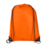Durable, tear-resistant non-woven drawstring backpack, 5L orange colour