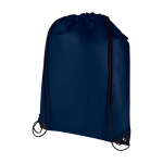 Durable, tear-resistant non-woven drawstring backpack, 5L navy-blue colour
