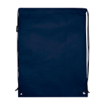 Durable, tear-resistant non-woven drawstring backpack, 5L navy-blue colour