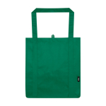 Multi-purpose recycled polyester bag with support base, 29L green colour