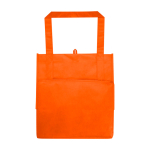 Multi-purpose recycled polyester bag with support base, 29L orange colour