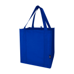 Multi-purpose recycled polyester bag with support base, 29L royal blue colour