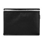 Recycled non-woven thermal bag for 6 cans, 4L capacity black colour