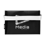 Recycled non-woven thermal bag for 6 cans, 4L capacity black colour